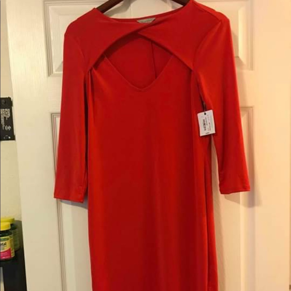Sexy red dress